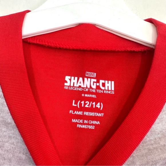 Boys' Marvel Shang Chi 2pc Short Sleeve Top and Shorts Pajama Set - NWT - Picture 4 of 6